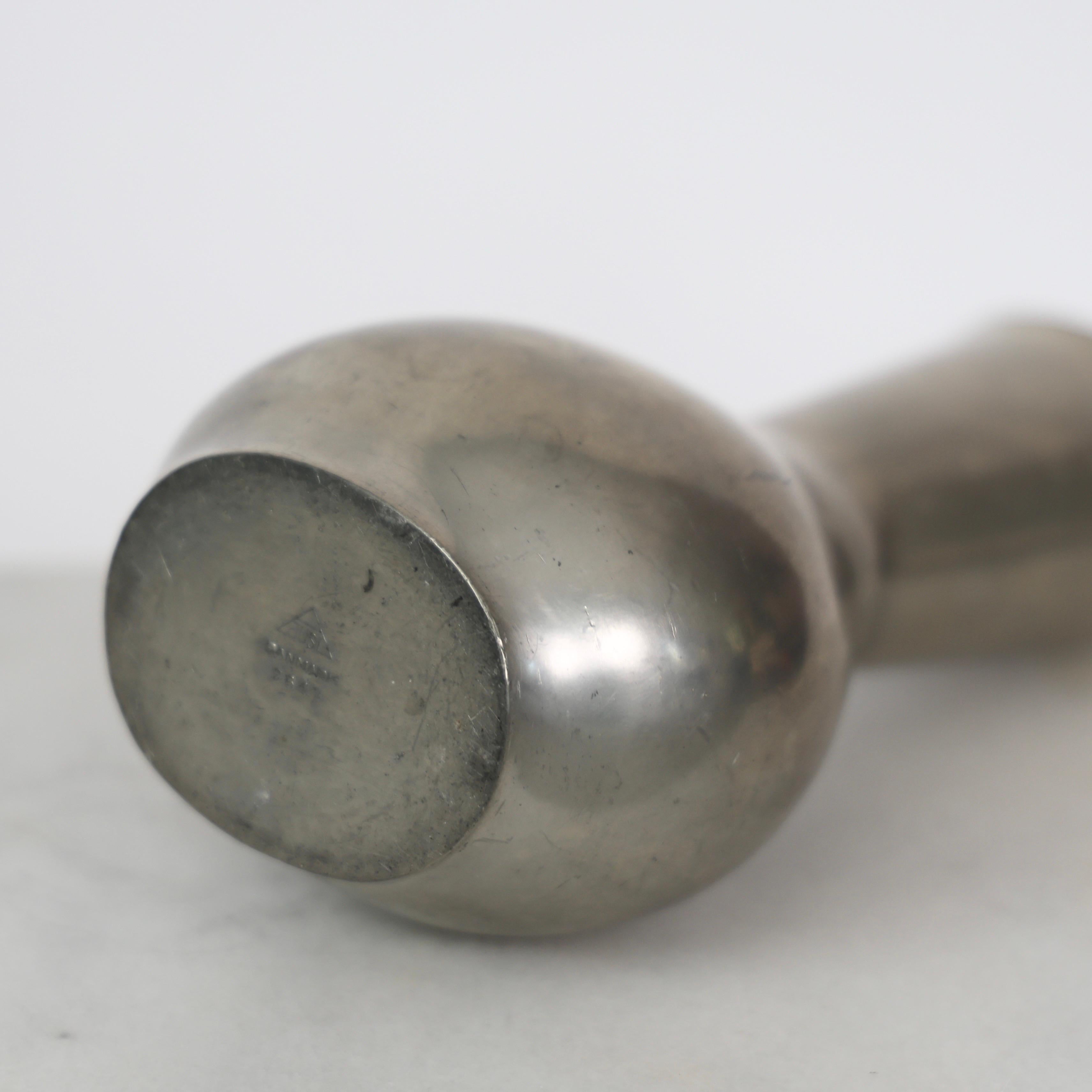 Vase en étain par Just Andersen, années 1950, Danemark en vente 6