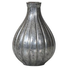 Vase en étain par Just Andersen, années 1950, Danemark