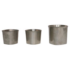 Pewter Vessel Trio by Just Andersen, 1950s, Denmark