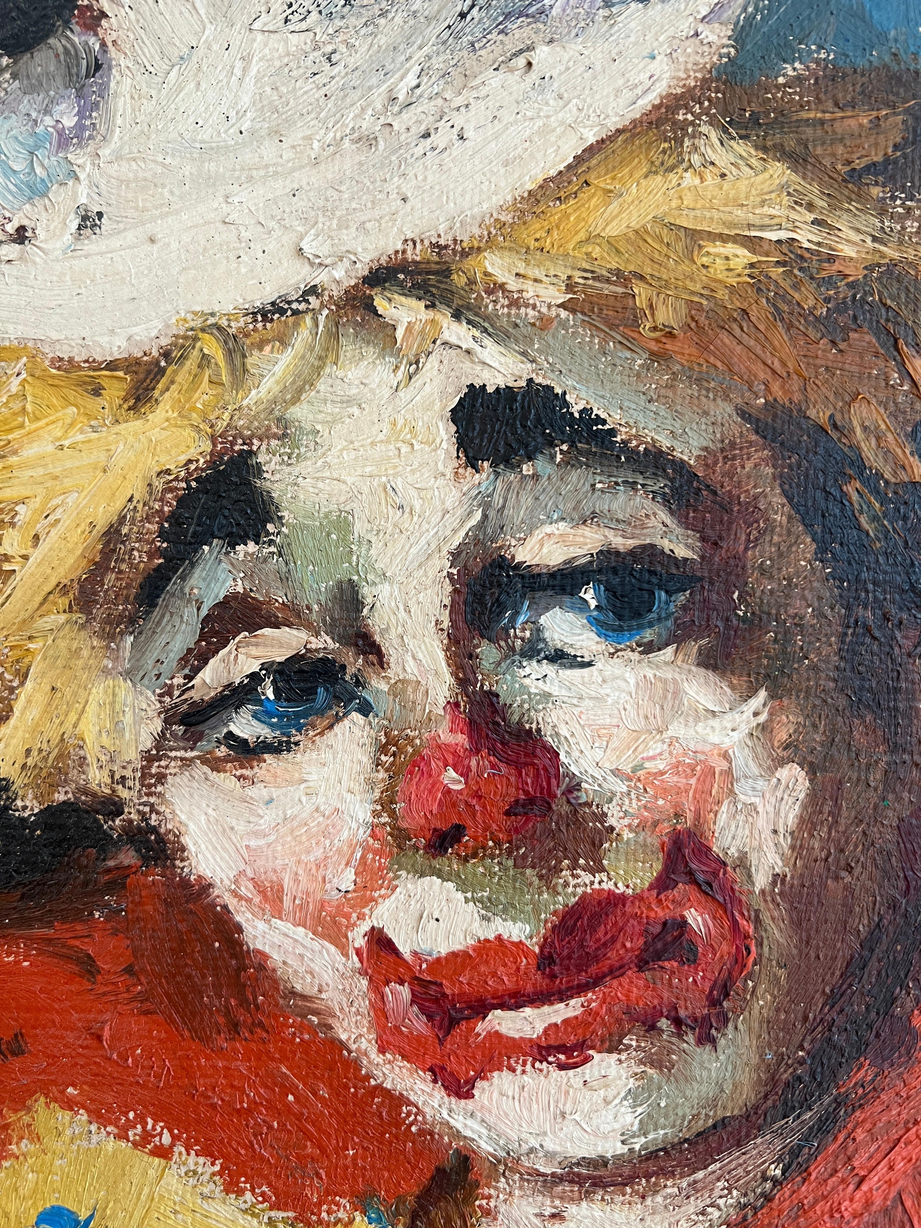 famous crying clown painting