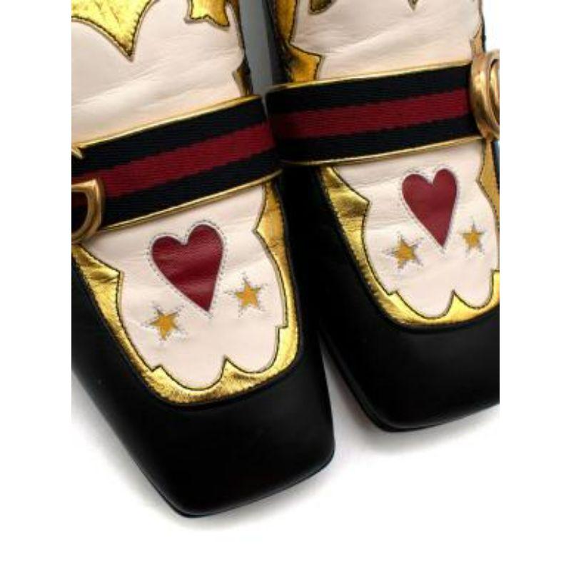 Peyton Heart-Embroidered Loafers For Sale 2