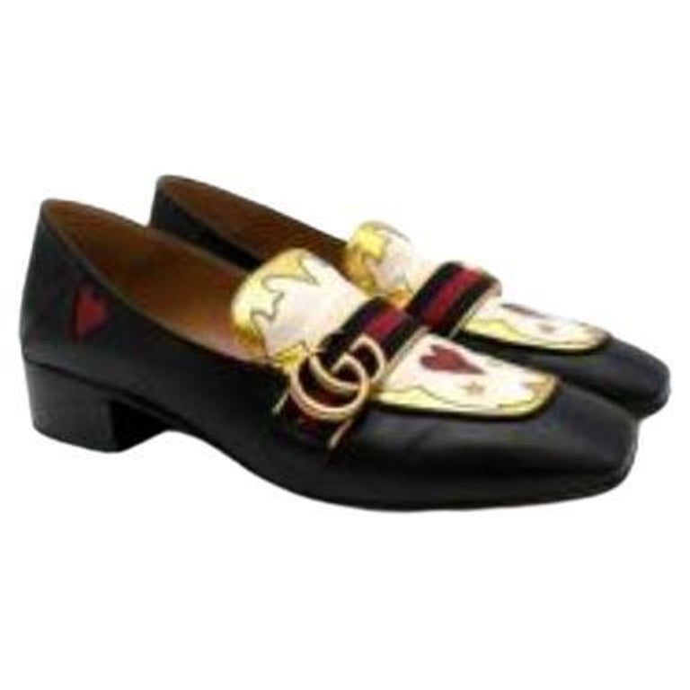 Peyton HeartEmbroidered Loafers For Sale at 1stDibs