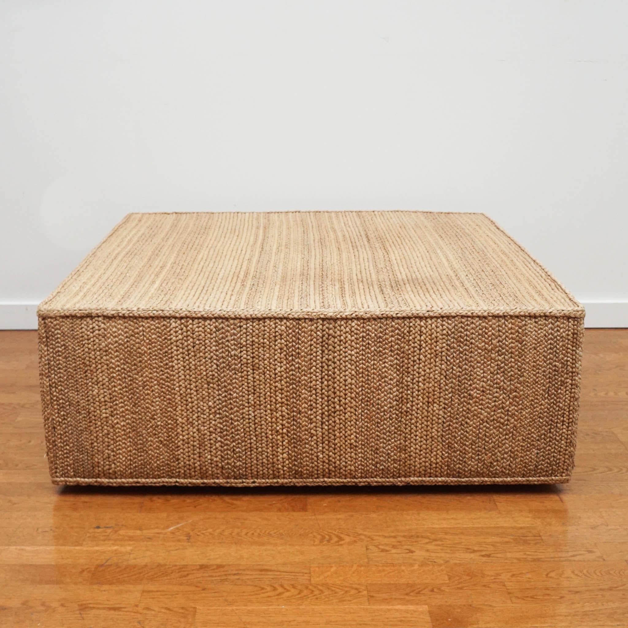 Hand-Crafted Peyton Ottoman For Sale