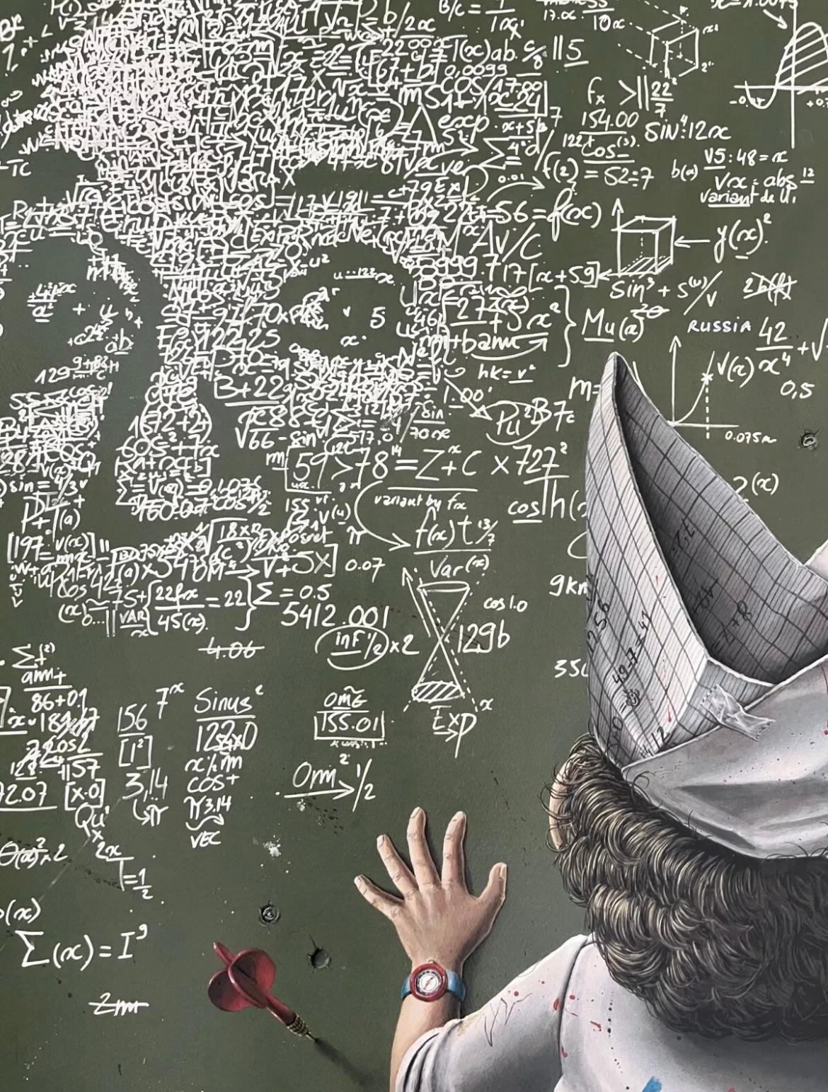 Einstein - MC2 AU CM2 Screen Print by Pez 1