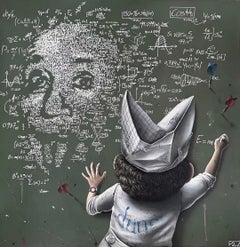 Einstein - MC2 AU CM2 Screen Print by Pez
