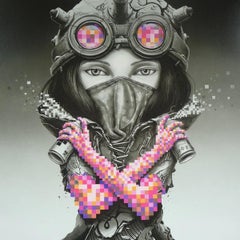 Kunoichi Screen Print, Limited Edition of 150, Street Art, 2010+