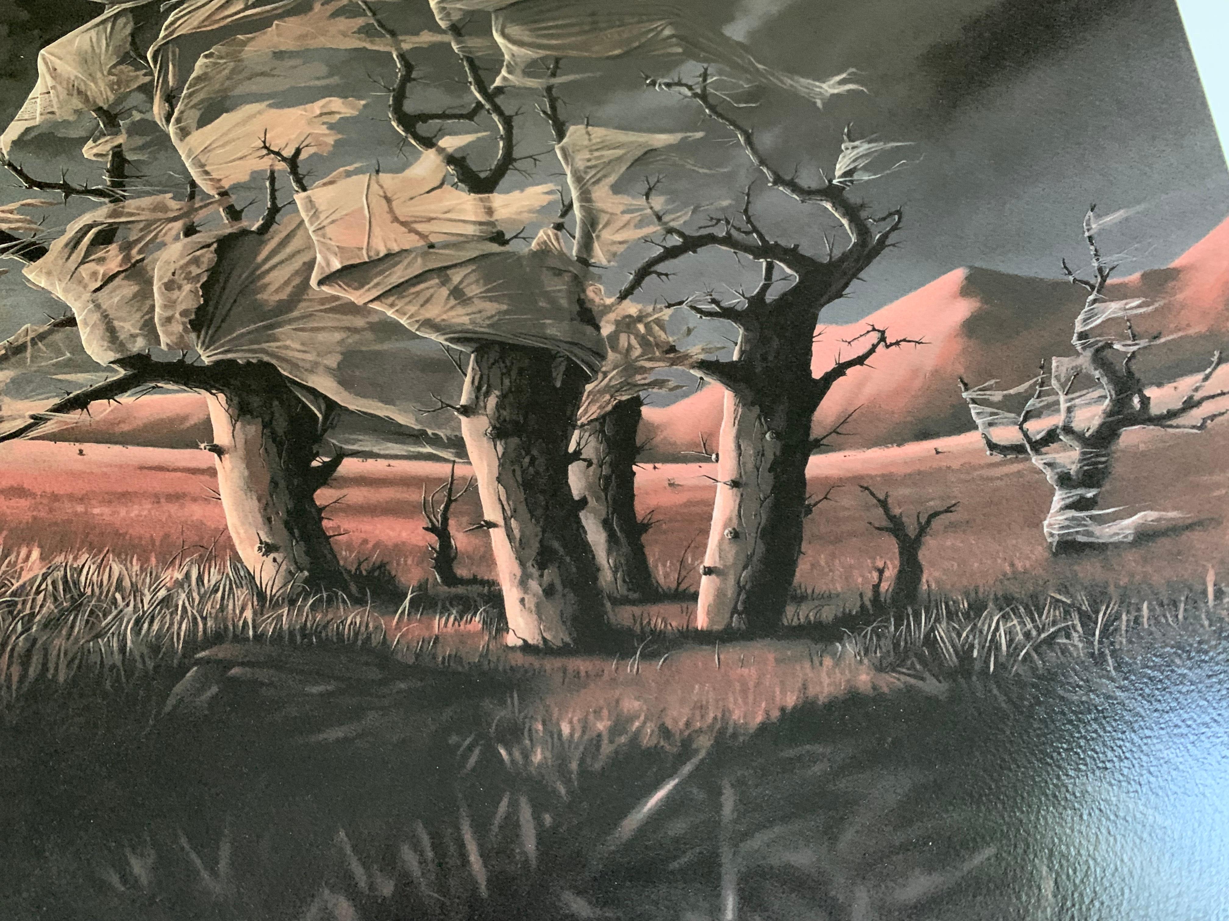 Mirage Surrealist Art Print Rhino For Sale 1