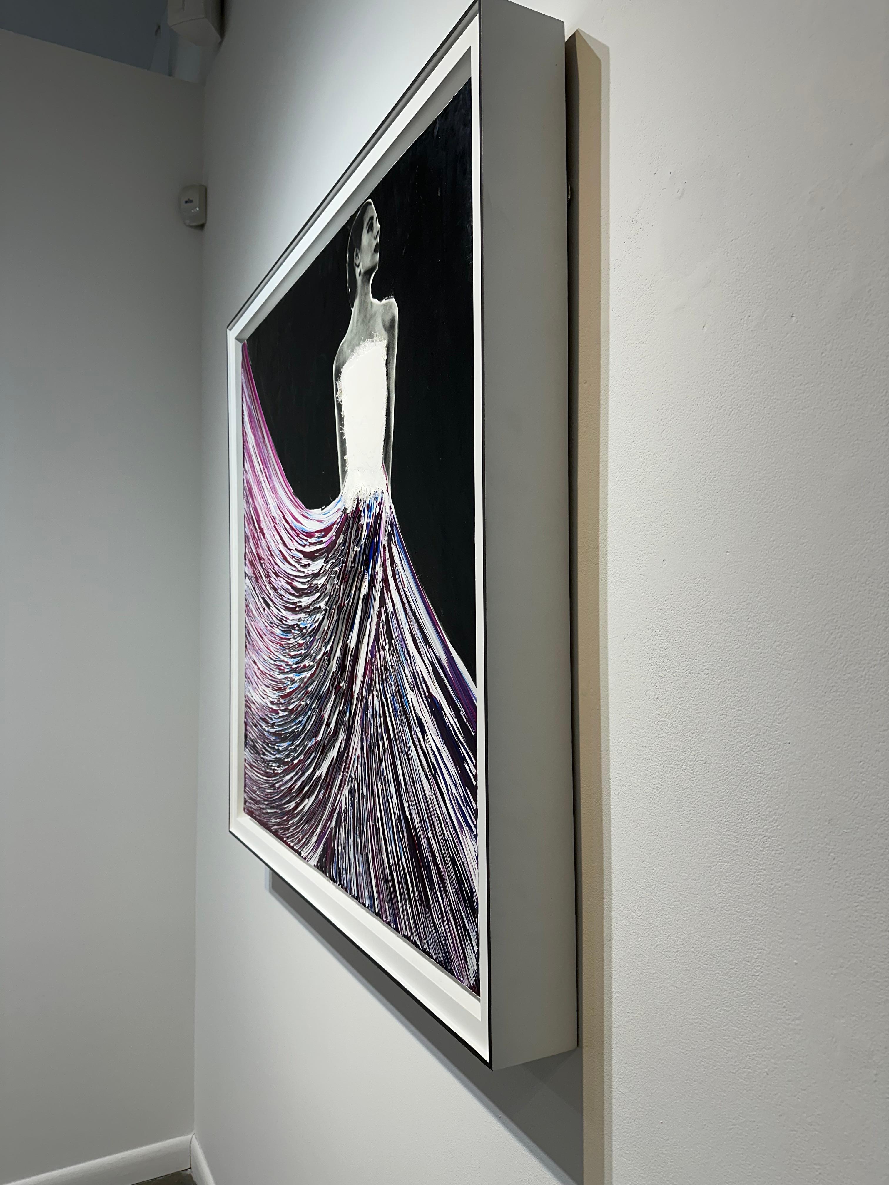 Elodie - Contemporary Mixed Media Art by Pezhman 