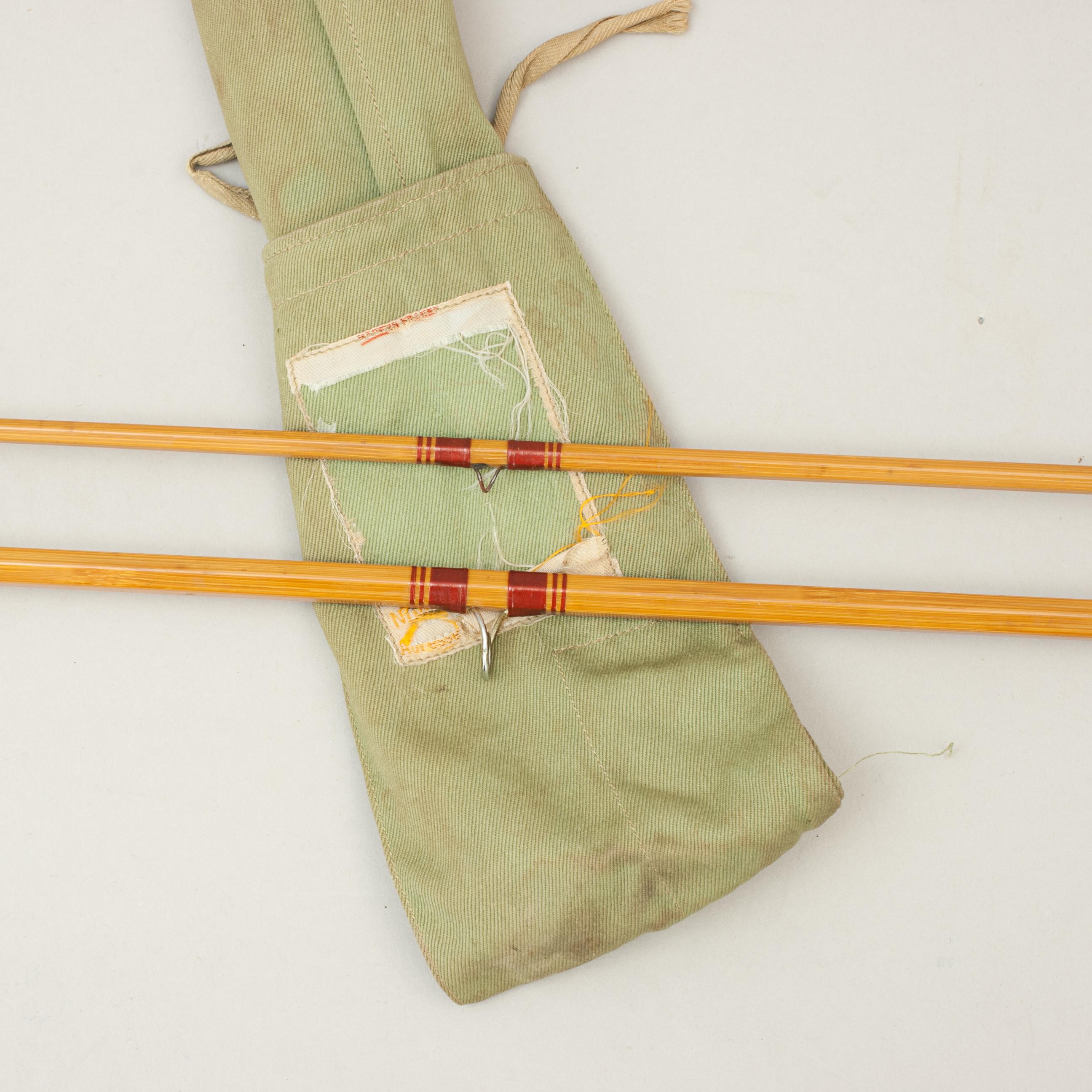 Pezon Et Michel Parabolic Split Cane Trout Fly Fishing Rod For Sale 9