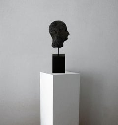 PF02 Handmade Sculptural Bust On Wood Plinth by Object Atelier