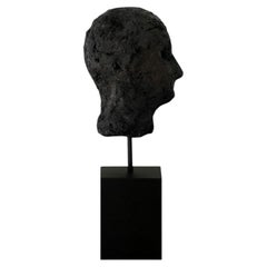 PF02 Handmade Sculptural Bust On Wood Plinth by Object Atelier