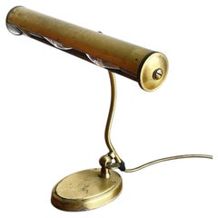 Pfäffle Brass Table Lamp, Mid-Century Modern Design, Germany, 1960s