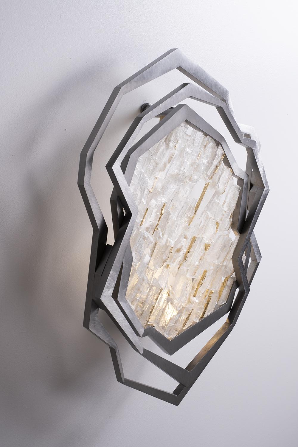 Post-Modern P.Gouthiere II Wall lamp For Sale