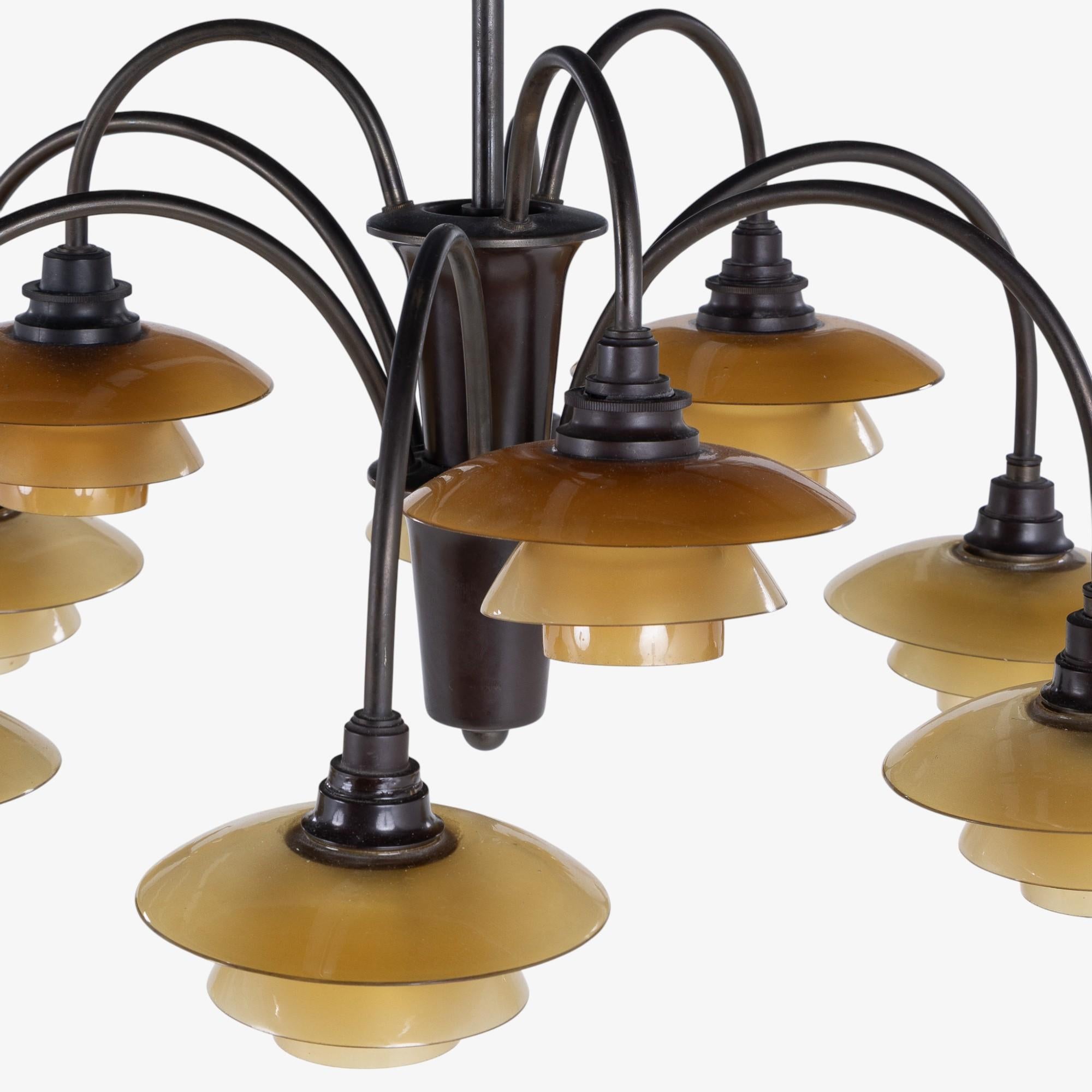 PH 1/1 - Lampadario 'Bombardment' di Poul Henningsen In condizioni buone in vendita a Copenhagen, DK