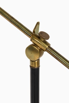PH-2/2 “Water Pump" Floor Lamp in Brass & Glass by Poul Henningsen, 1940s