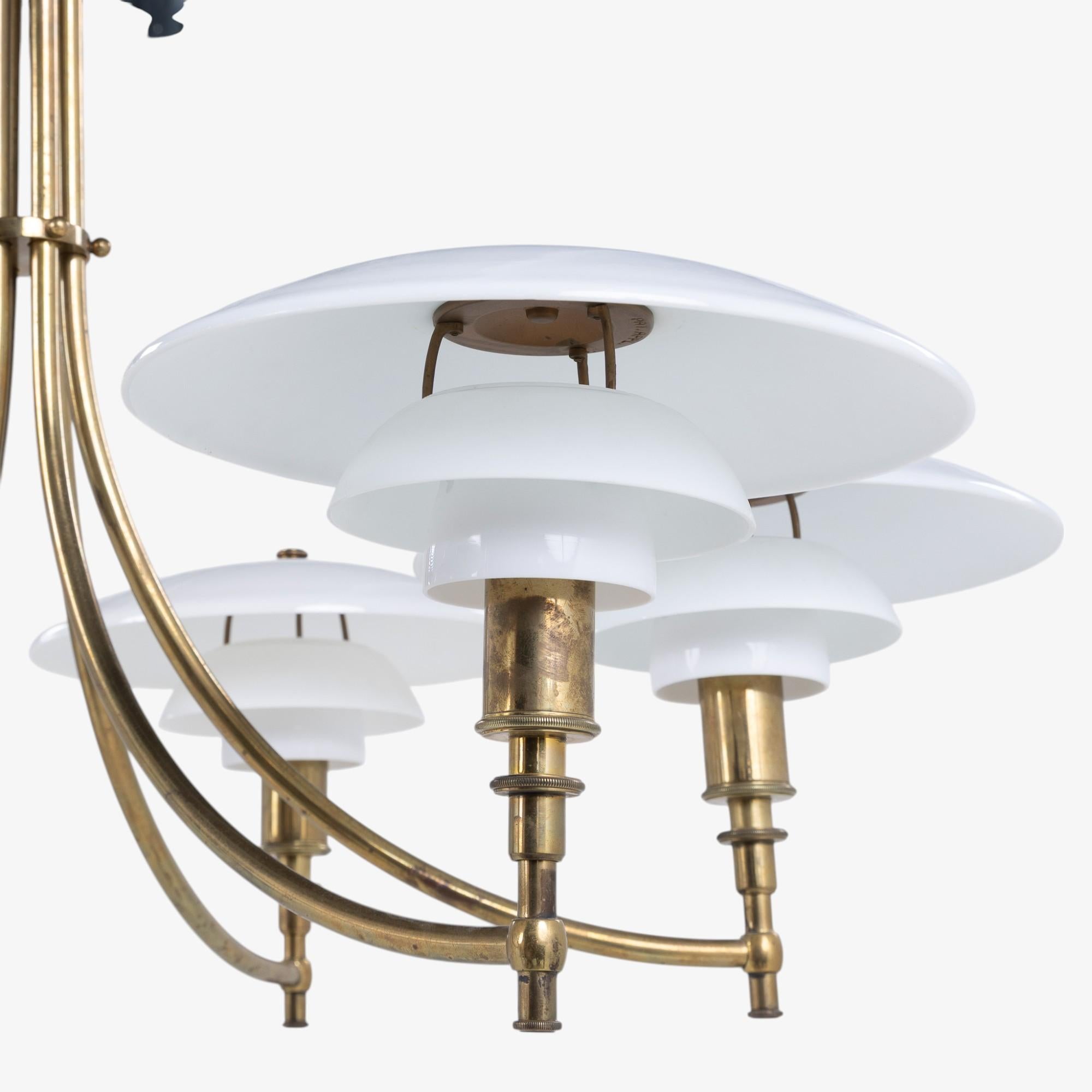 PH 3/2 - 'Anchor' chandelier by Poul Henningsen For Sale 1