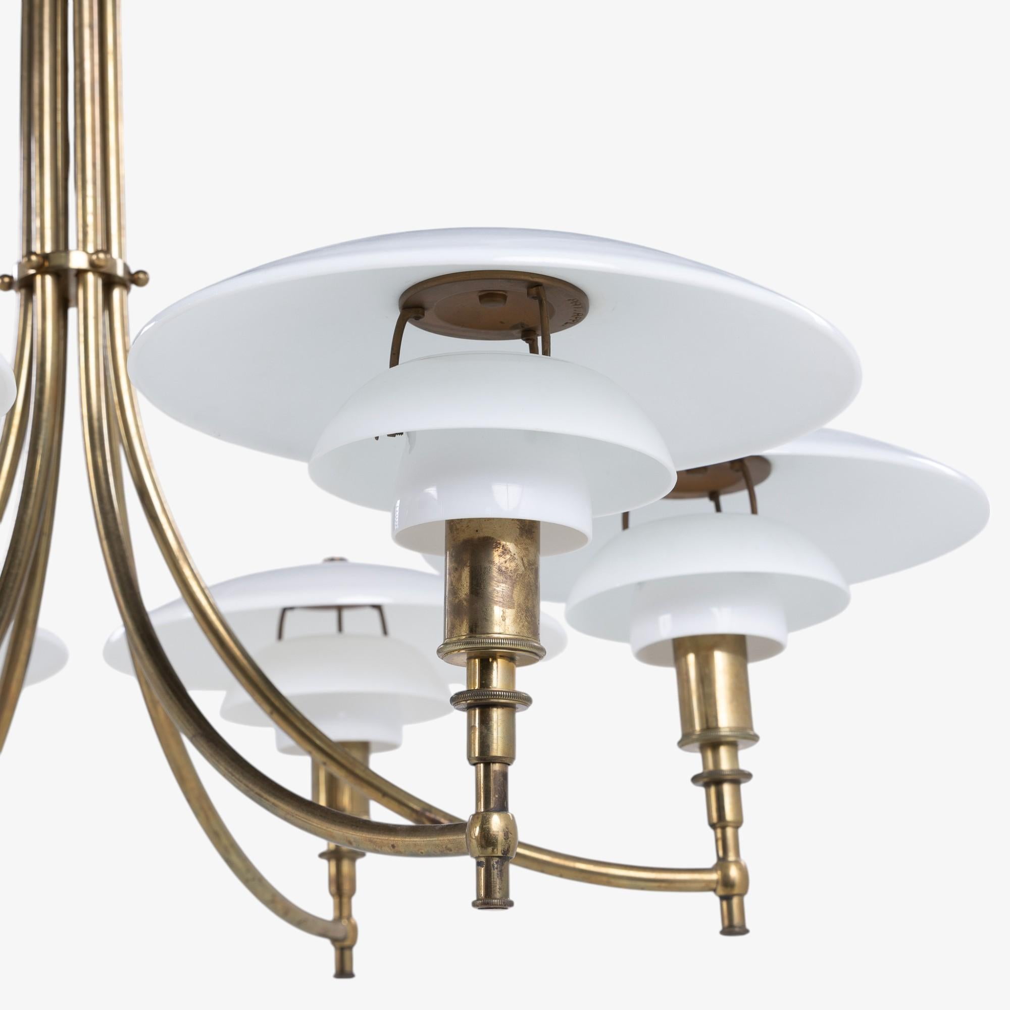 PH 3/2 - 'Anchor' chandelier by Poul Henningsen For Sale 2