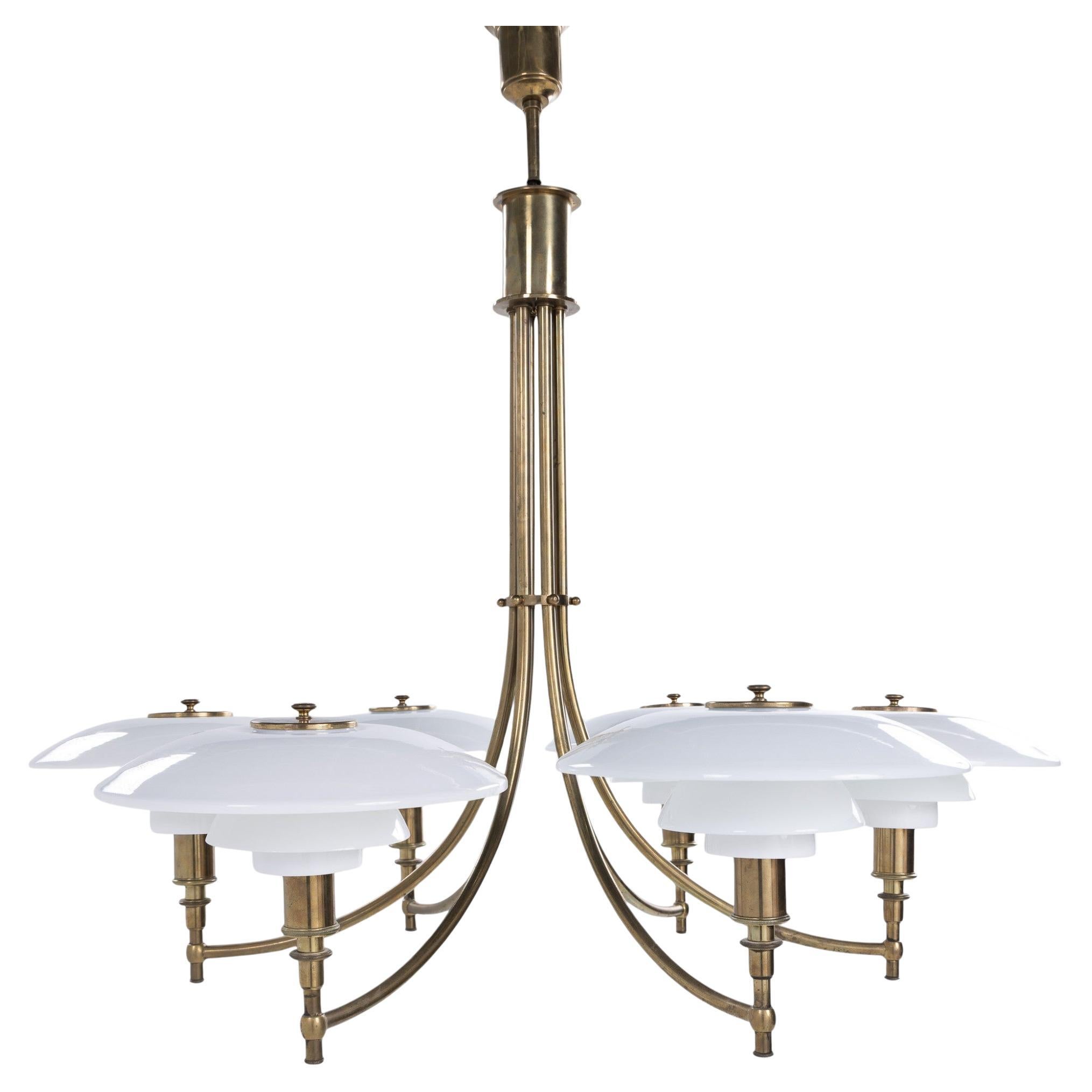 PH 3/2 - 'Anchor' chandelier by Poul Henningsen For Sale
