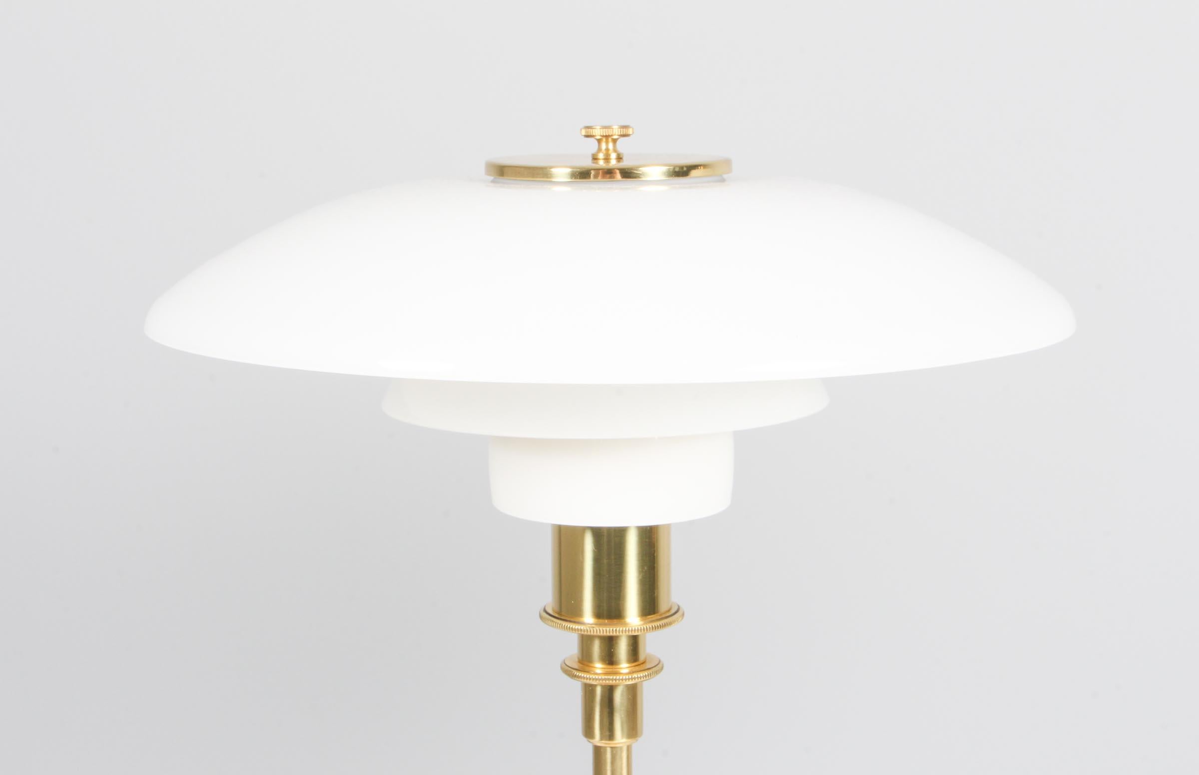 PH 3/2  brassTable Lamps by Poul Henningsen. Annivesary edition In Good Condition In Esbjerg, DK