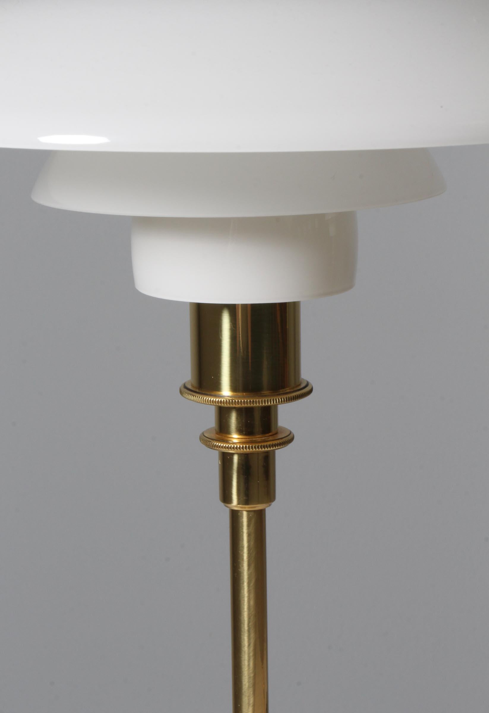 Glass PH 3/2  brassTable Lamps by Poul Henningsen. Annivesary edition