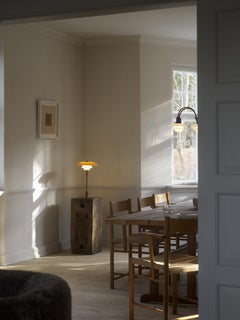 'PH 3/2 Centenary Edition' Amber Glass and Brass Table Lamp for Louis Poulsen