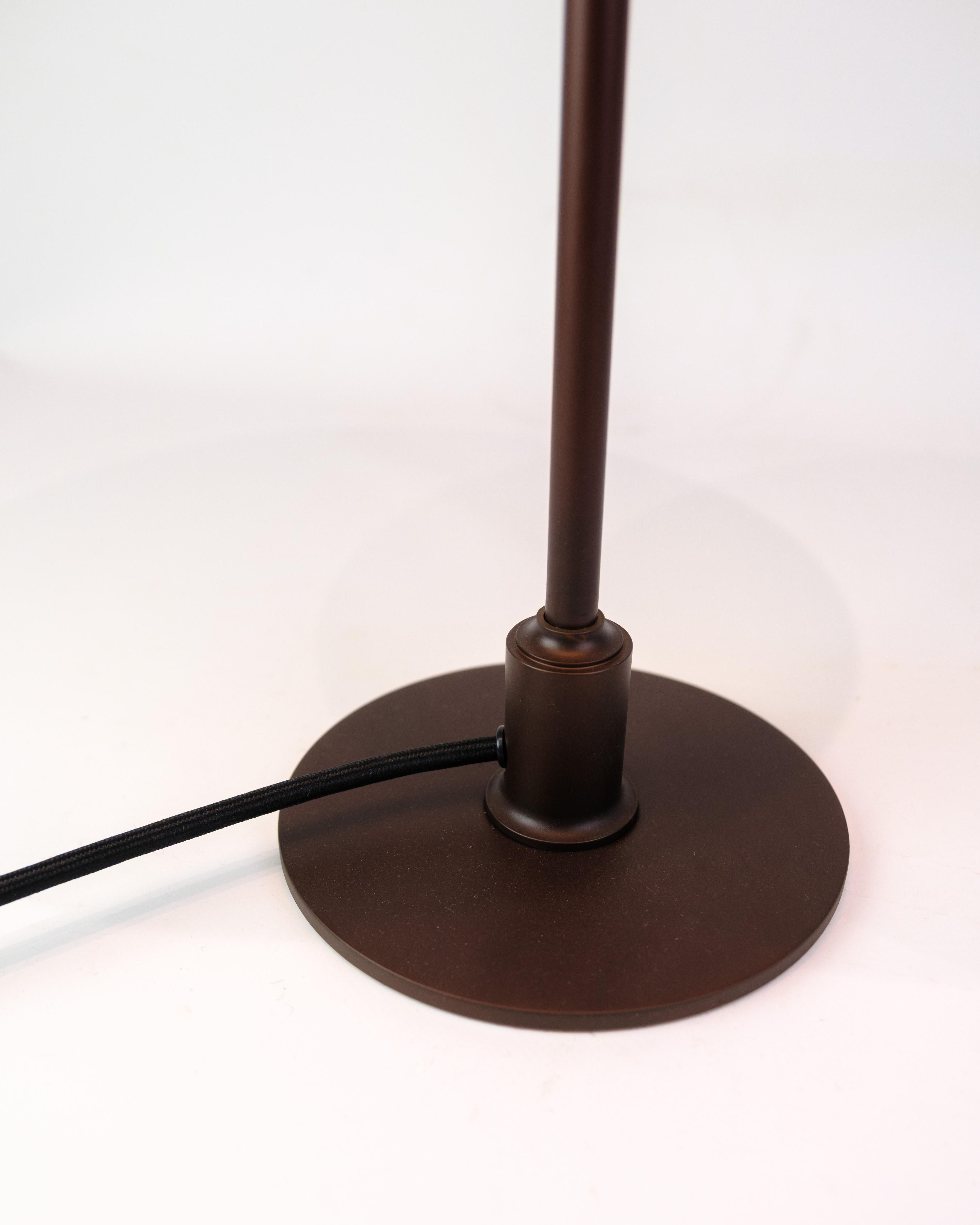 Lampe à poser PH 3 2 avec abat-jour ambre Par Poul Henningsen pour Louis Poulsen en vente 1