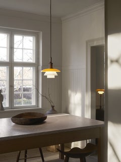 'PH 3/3 Centenary Edition' Amber Glass and Brass Pendant Lamp for Louis Poulsen