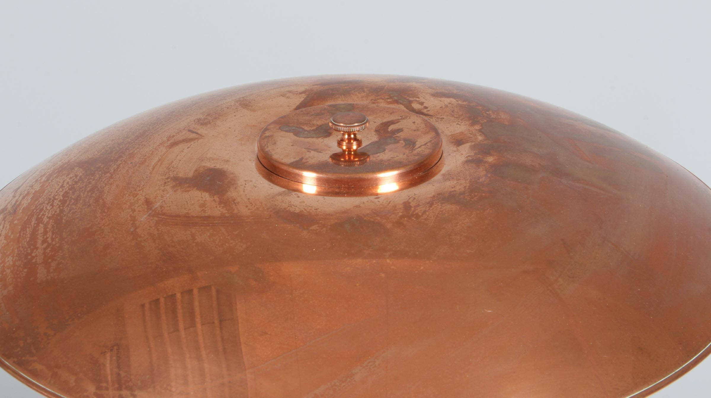 Scandinavian Modern PH 3, 5/2, 5 Copper Table Lamp by Poul Henningsen