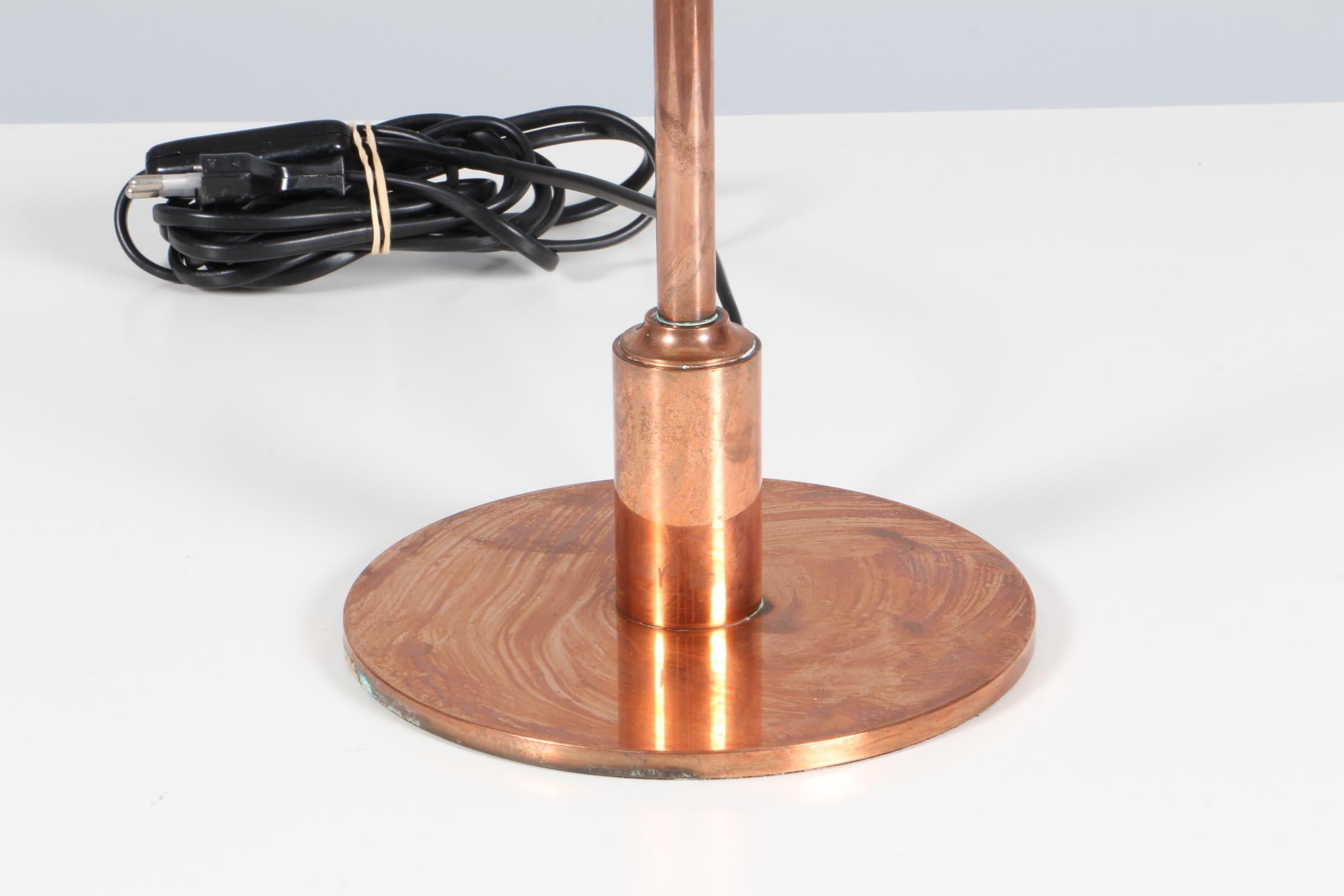 Danish PH 3, 5/2, 5 Copper Table Lamp by Poul Henningsen