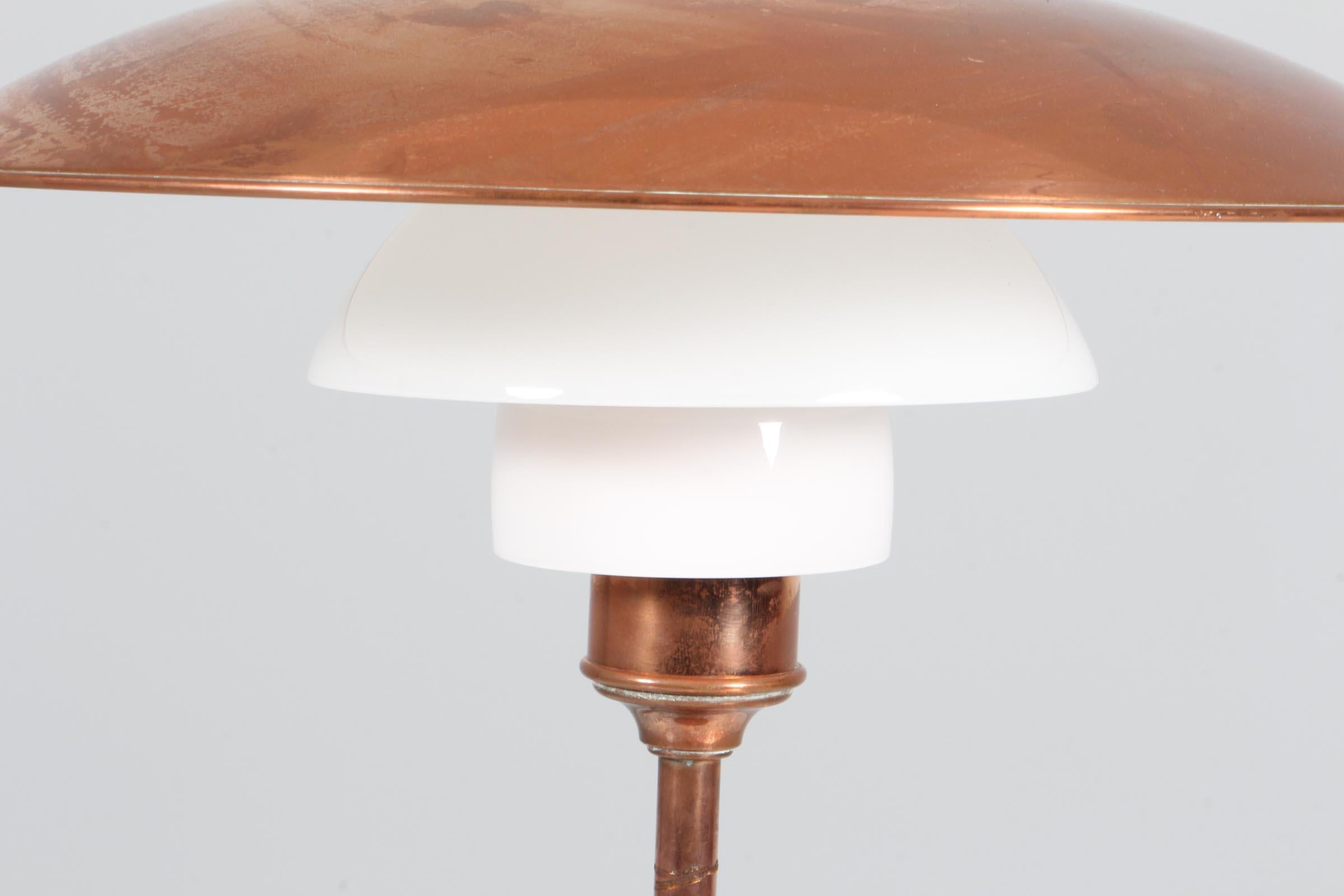 PH 3, 5/2, 5 Copper Table Lamp by Poul Henningsen In Good Condition In Esbjerg, DK