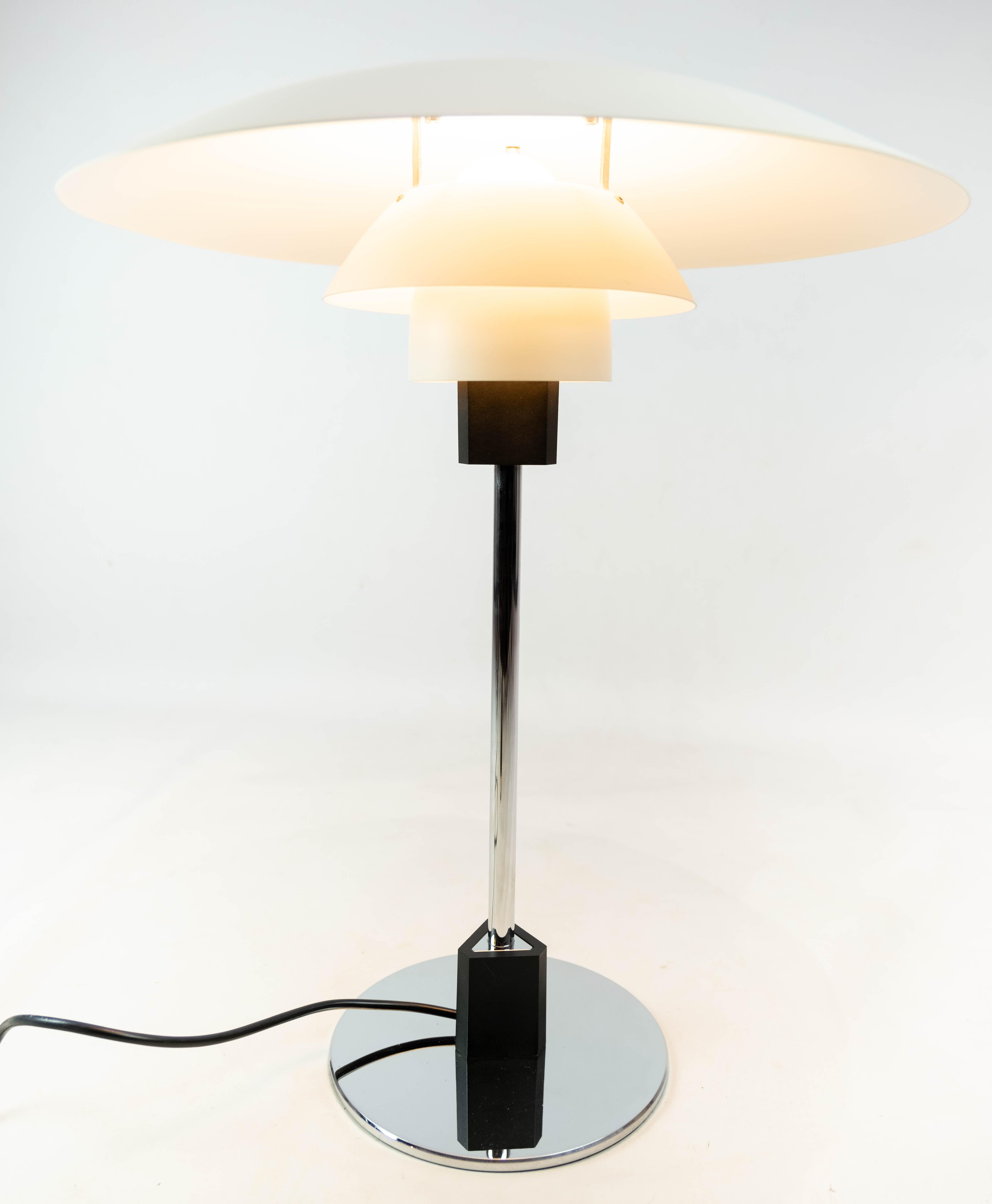 Mid-20th Century Scandinavian Modern PH 4/3 Table Lamp by Poul Henningsen & Louis Poulsen For Sale