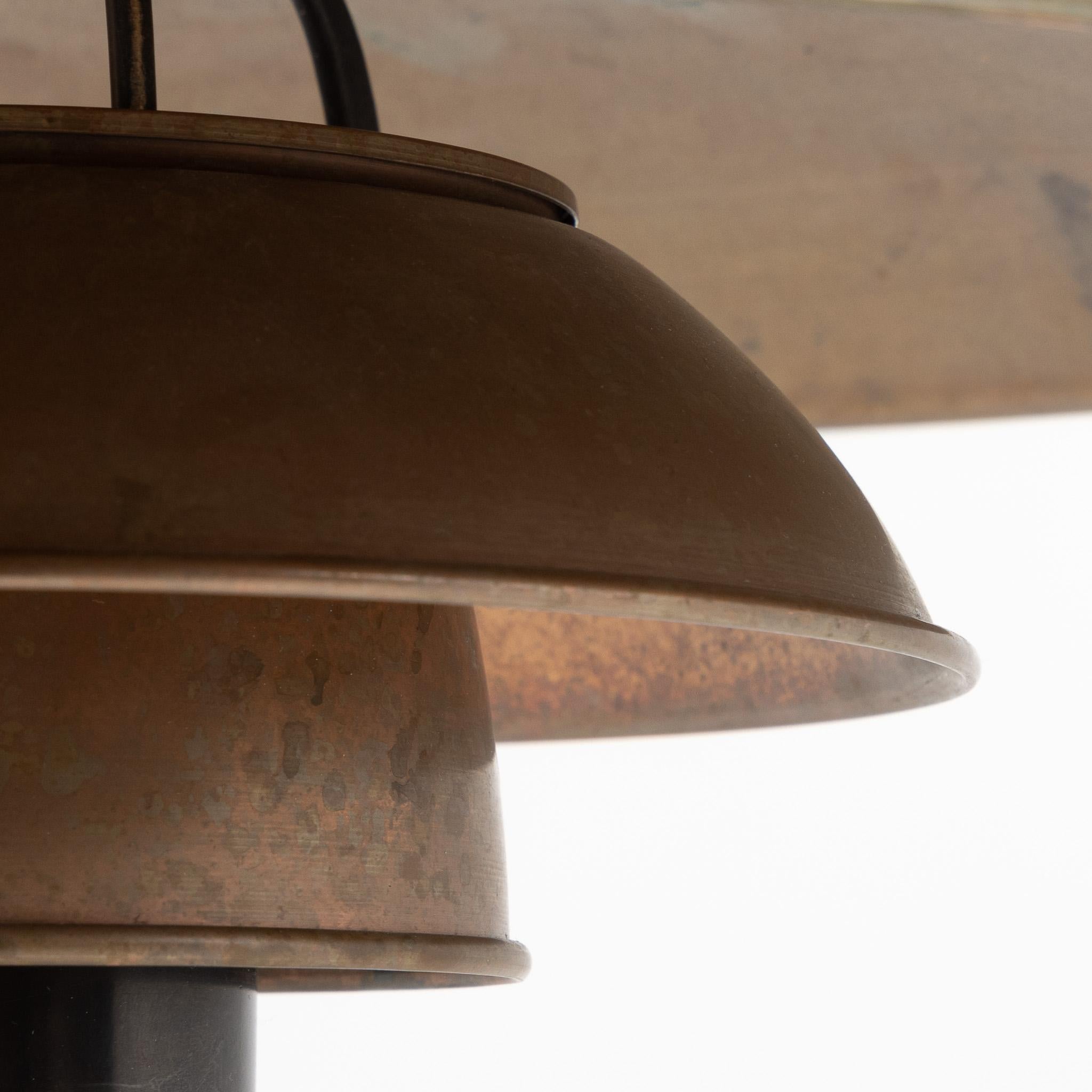 Danish PH 4/3 - Copper table lamp by Poul Henningsen, 1930's
