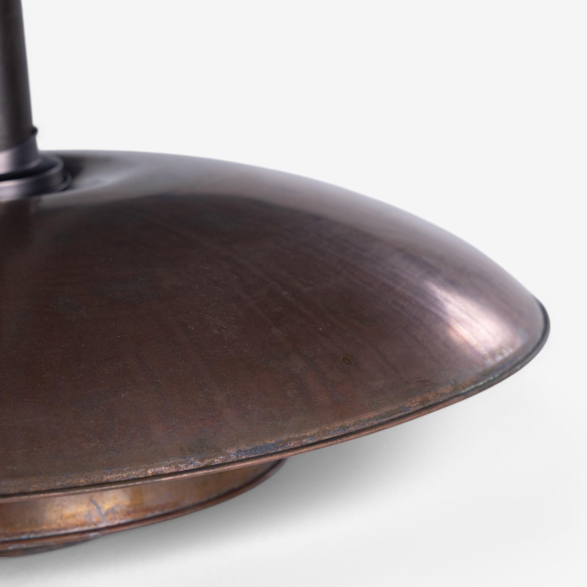 PH 5/4 - Pendant in patinated copper by Poul Henningsen In Good Condition For Sale In Copenhagen, DK
