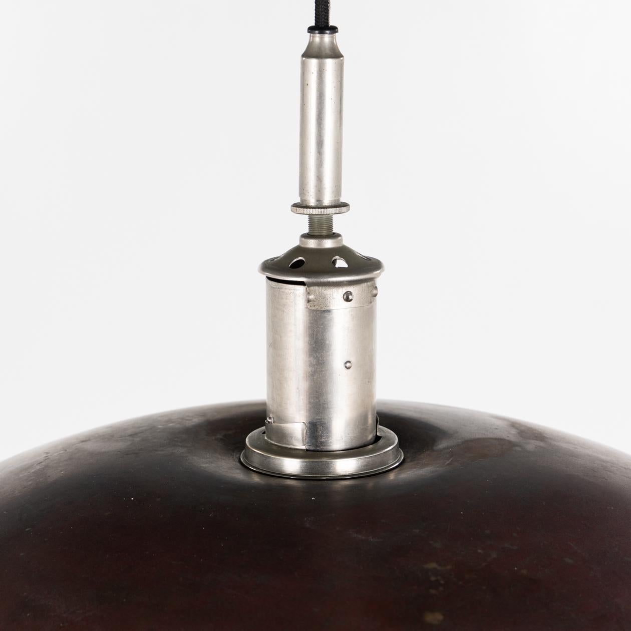 Scandinavian Modern PH 5/4 - Pendant in patinated copper by Poul Henningsen, 1930's For Sale