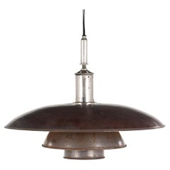 Vintage PH 5/4 - Pendant in patinated copper by Poul Henningsen, 1930's
