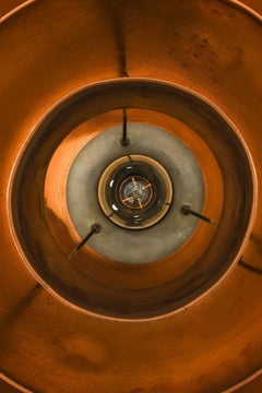 PH-5/5 Ceiling Lamp in Copper and Nickel by Poul Henningsen, 1940s