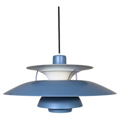 Vintage PH 5 Pendant Light Blue