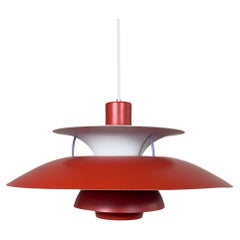 Vintage PH 5 Pendant Red