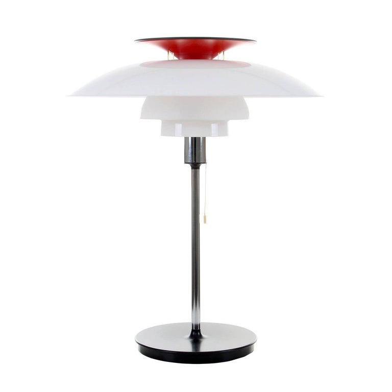 PH 80 Large Table Lamp by Poul Henningsen for Louis Poulsen in 1974 For Sale