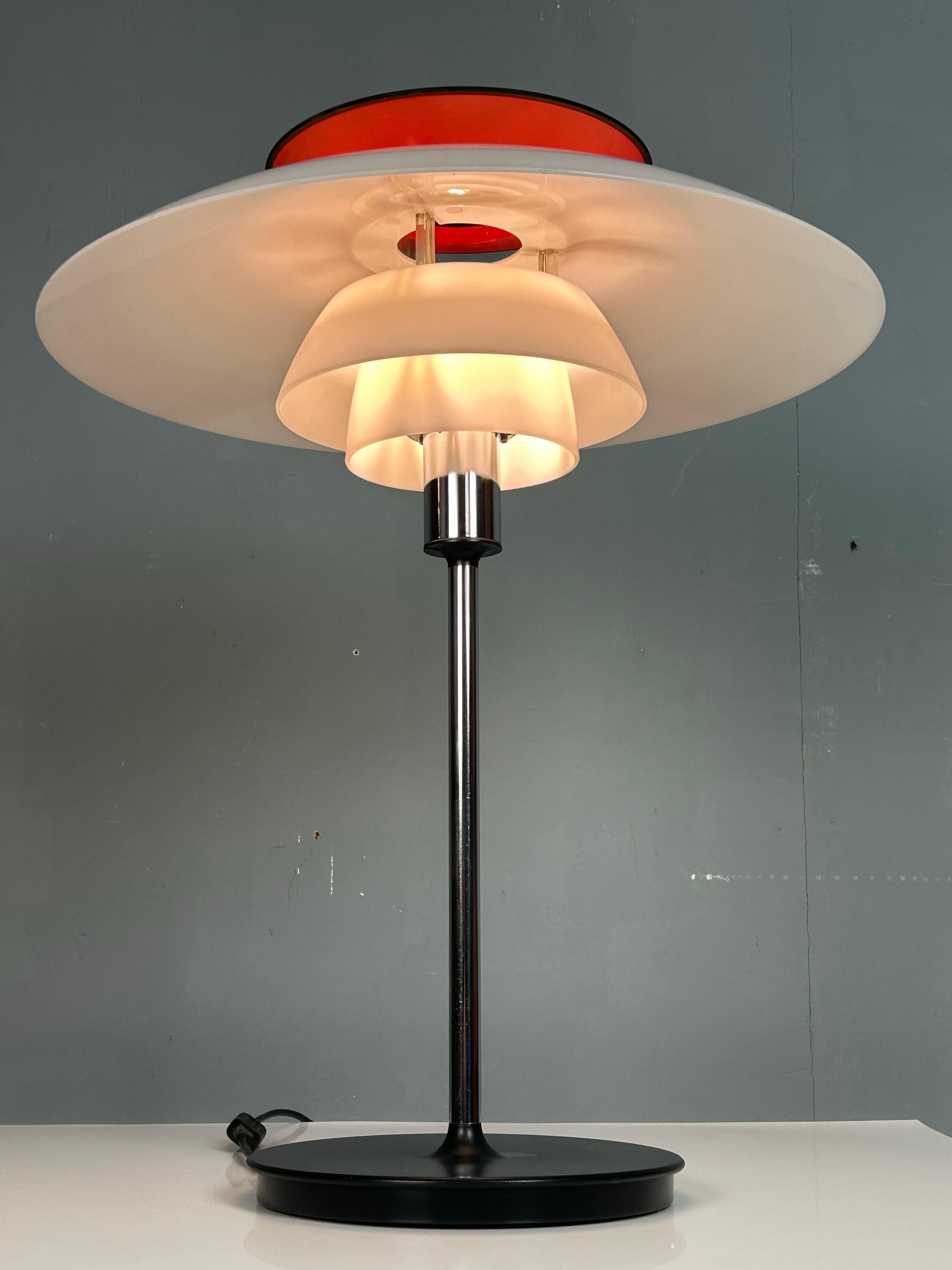 Mid-Century Modern PH-80 Table Lamp for Poul Henningsen by Louis Poulsen, 1970 For Sale