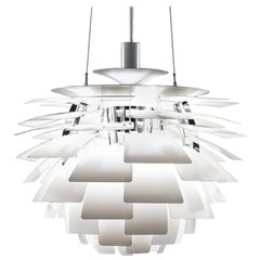 PH Artichoke Pendant Light by Poul Henningsen, Louis Poulsen, White, 1958
