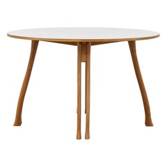 PH Axe Table, natural oak legs, laminated plate, without lamp