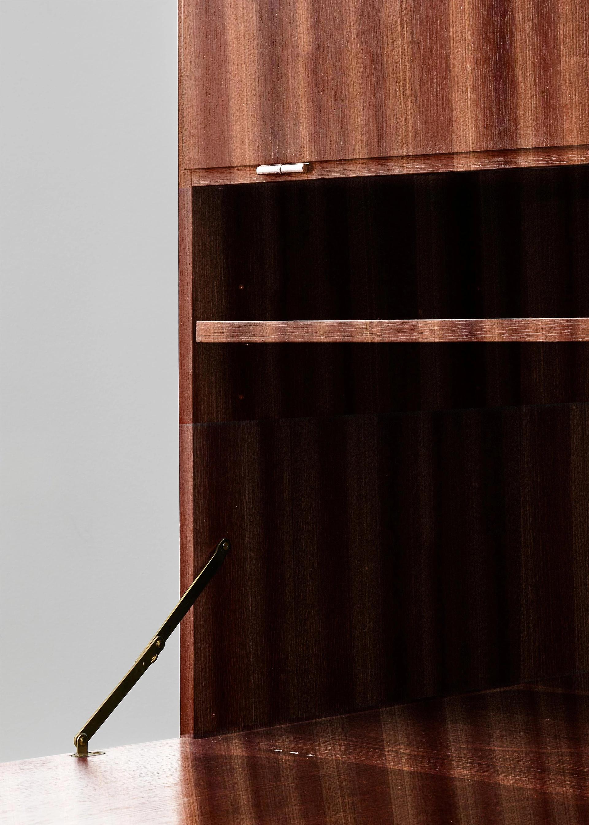 Bauhaus PH Cabinet, Mahogany Veneer For Sale