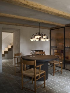 'PH Centenary Edition' 9-Arm Aged Brass & Glass Chandelier for Louis Poulsen