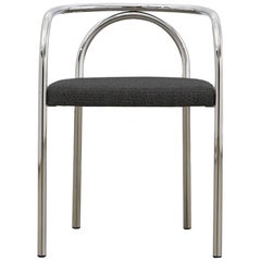 PH Chair, chrome, hallingdal black 190