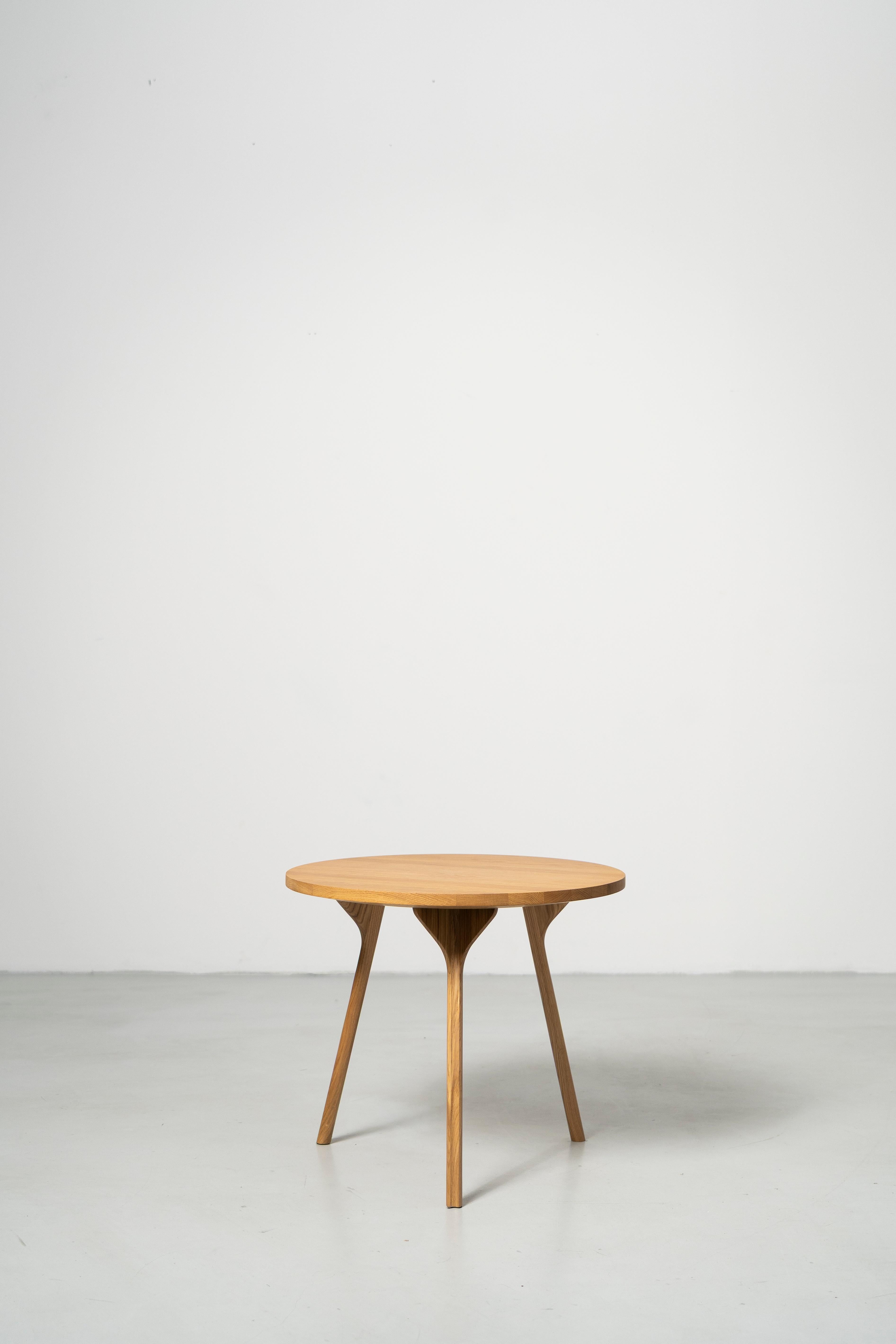 Bauhaus PH Circle Table Lounge set - set of 3 sizes in natural oak For Sale