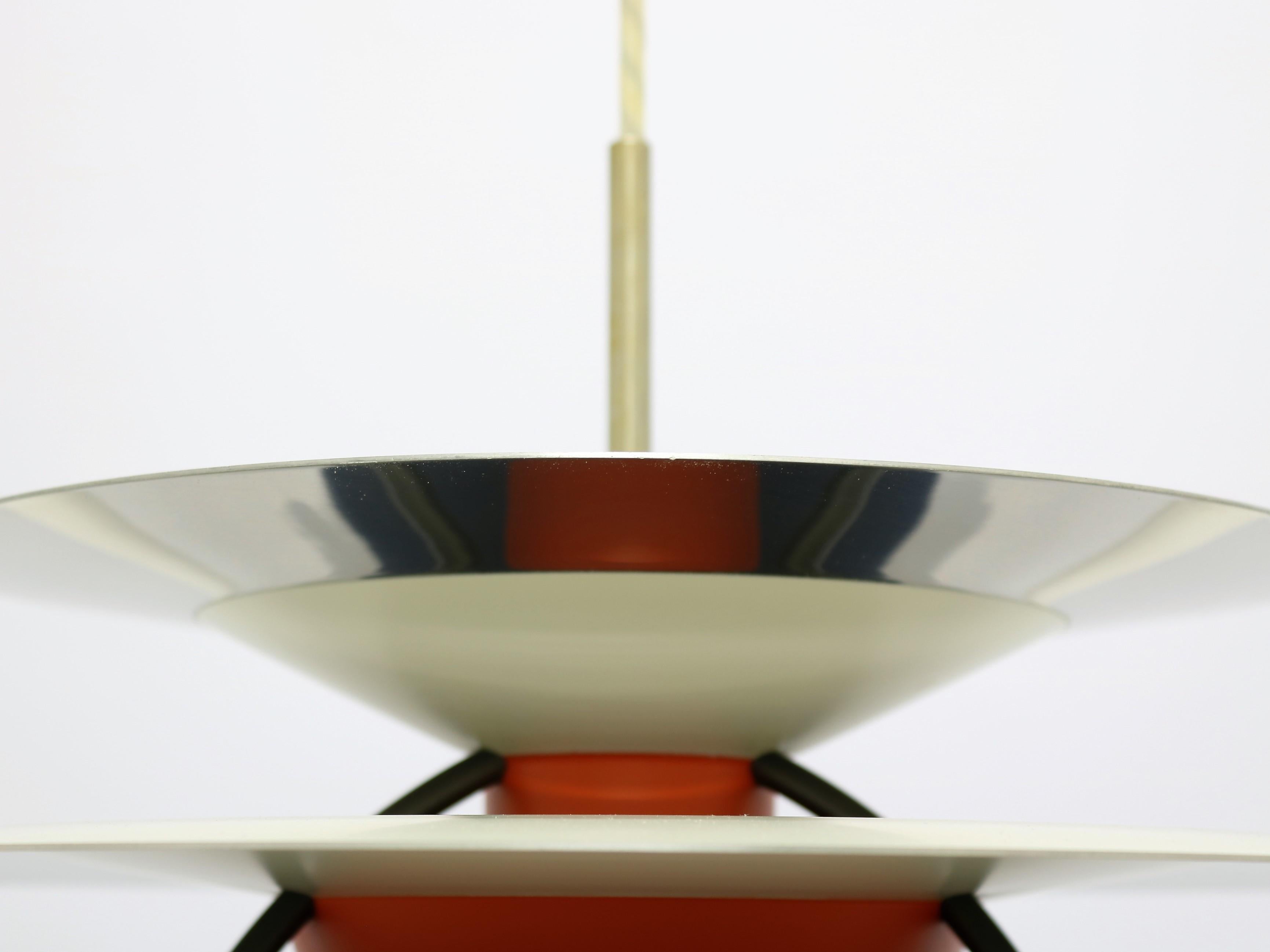 Lacquered PH Contrast Pendant by Poul Henningsen, 1960s