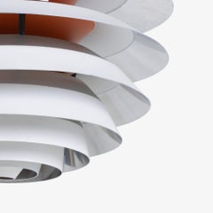 PH 'Contrast' pendant in aluminium by Poul Henningsen