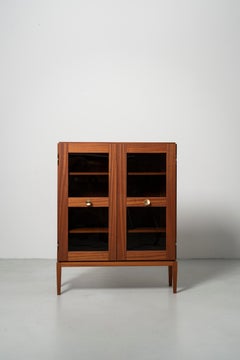PH Display Cabinet -  mahogany veneer with glass doors for visual display