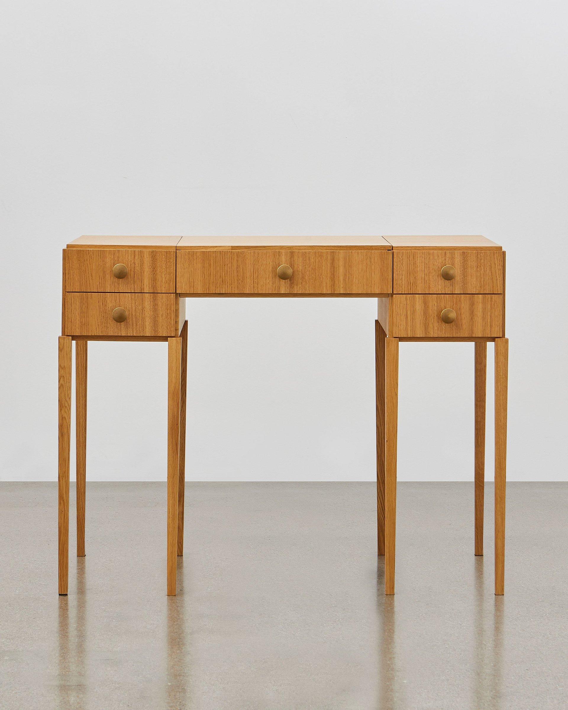 Luxurious as well as practical and functional, the PH dressing table is the perfect place to take a moment for oneself every day. Timelessly elegant, the Poul Henningsen designed Dressing Table will sit harmoniously in every bedroom and is set to